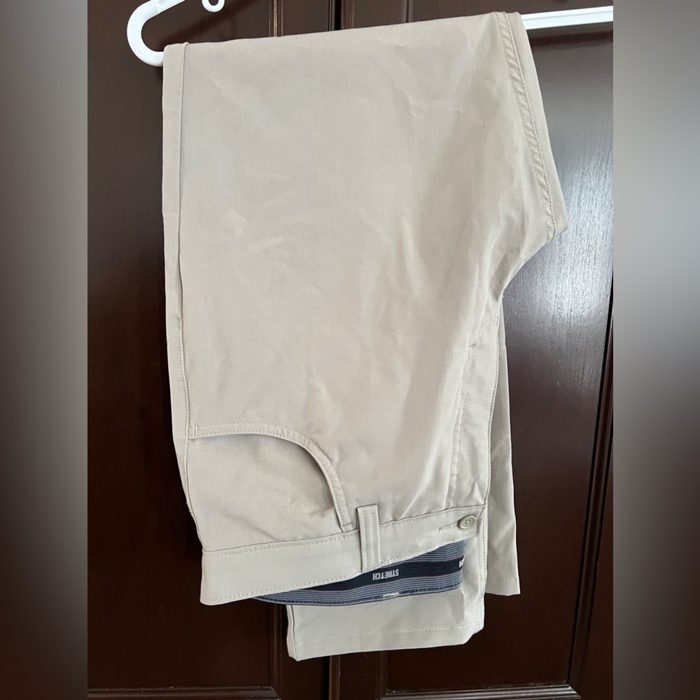 Bertini Pants; Soft, stretch waist band, men’s suit pant size 34, worn once